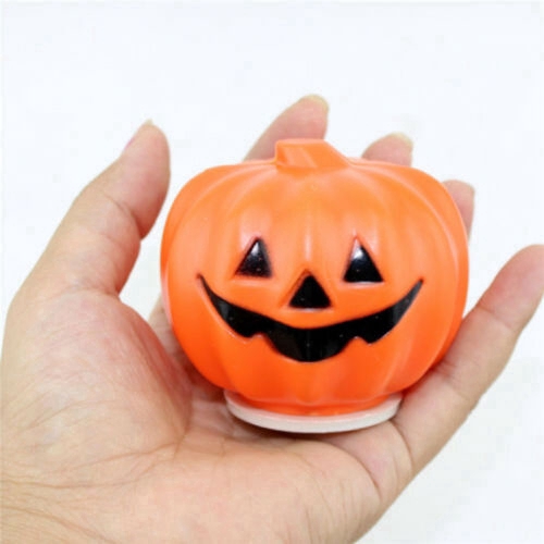 Lampu Lentera LED Mini Desain Jack-o-Lantern Untuk Dekorasi Halloween