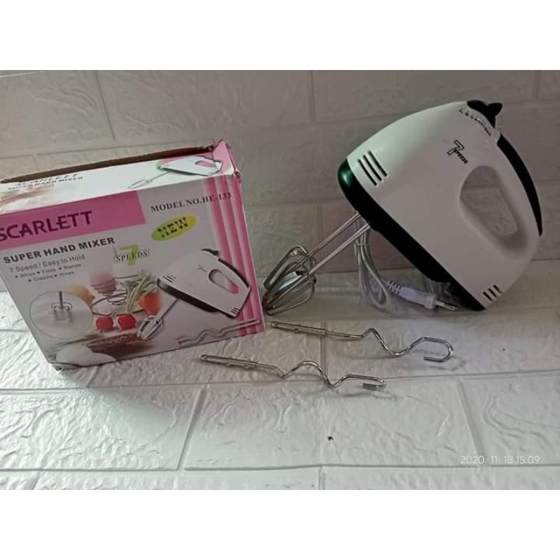 mixer scarlet mixer mini kualitas bagus mixer cantik