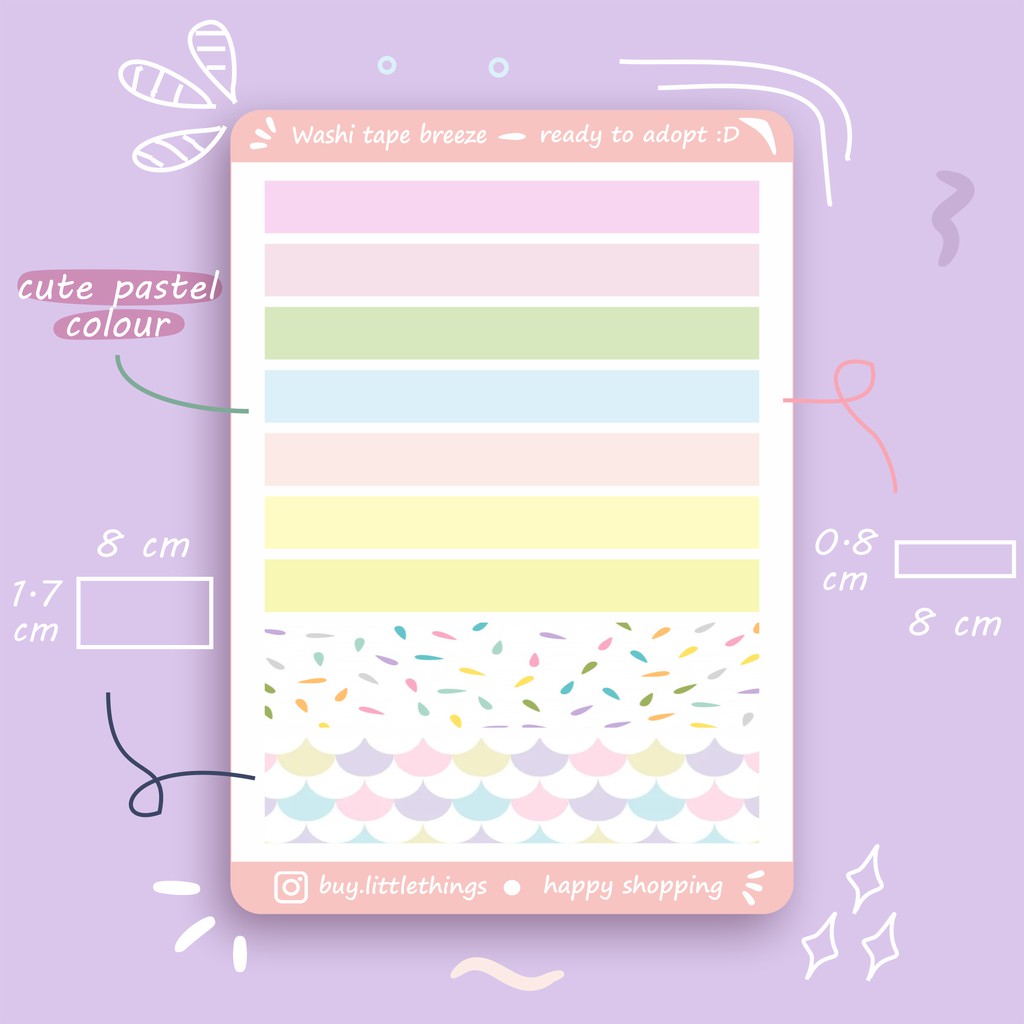 

Stickers / Washi tape stickers