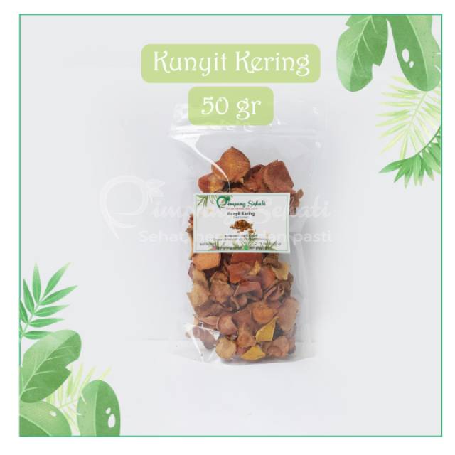 

Kunyit Kering 50 gr / Dried Turmeric / Rimpang Rempah JSR Kunyit Empon Sehati
