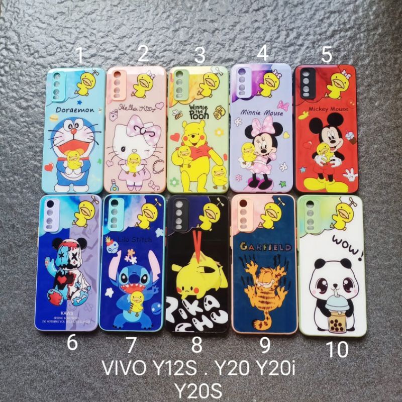 Soft case VIVO Y11S Y12S Y20 Y20i Y20S gambar motif karakter cewek softcase softsell silikon