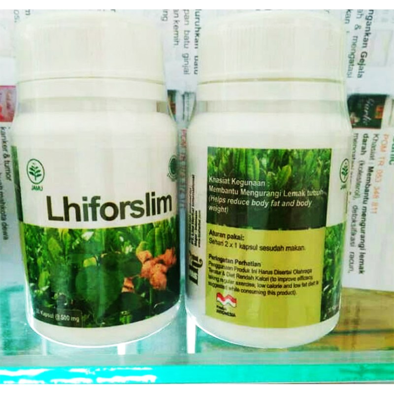 LHIFORSLIM Kapsul Herbal Menurunkan Berat Badan dan Mengurangi Lemak Tubuh