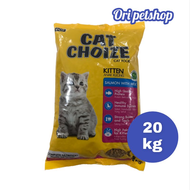 Makanan Kucing Cat Choize Kitten Salmon 20kg - Kargo