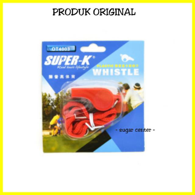 

Peluit Plastik SUPER - K