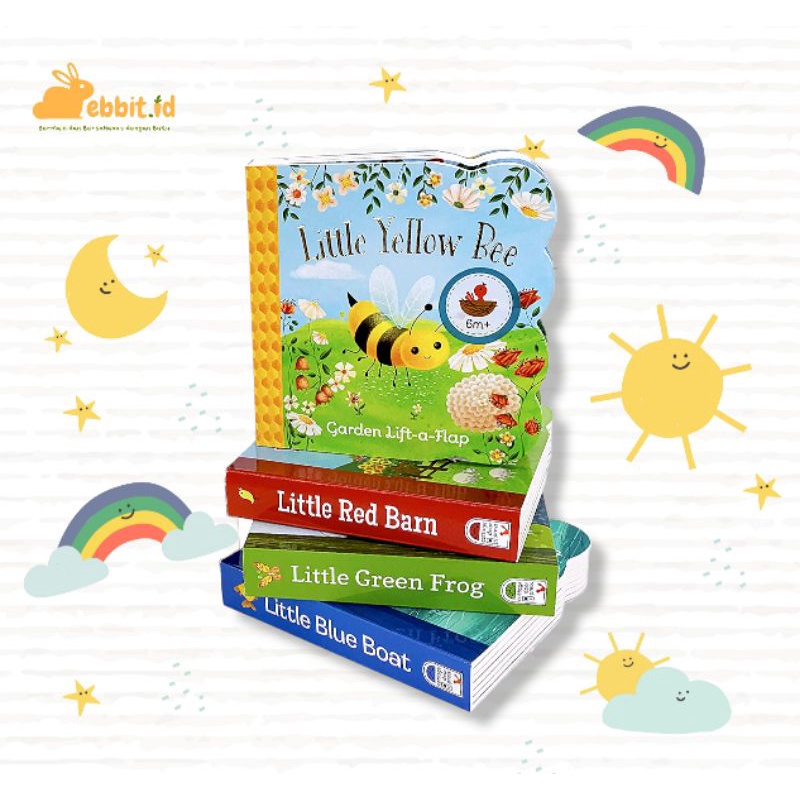 Chunky Lift-a-Flap Board Book : Nature Friends ( Little Red Barn / Little Blue Boat / Little Yellow 