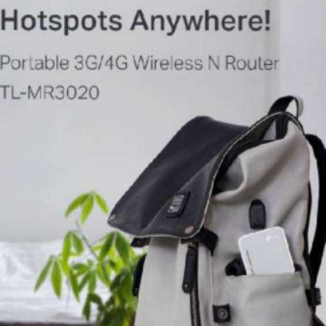 Router 3G 4G TP-Link TL-MR3020 v3 support Modem 4G terbaru bisa colok Powerbank