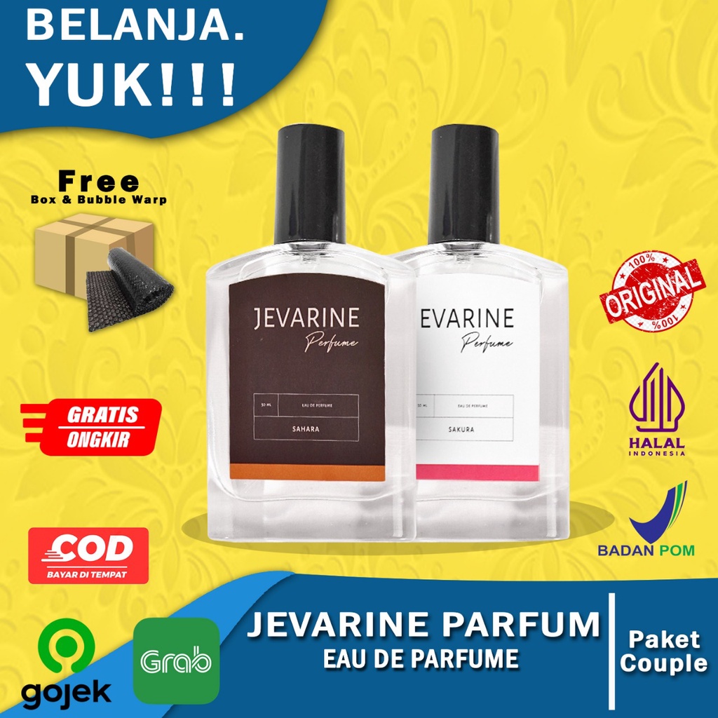 Jevarine Parfum Couple / Jeverine Parfume Pasangan / Jevarine Sakura &amp; Sahara