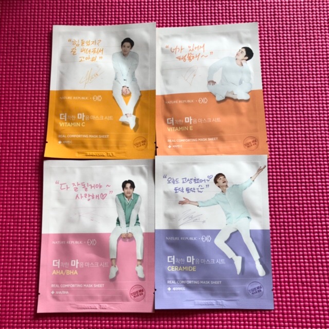 Real Comforting EXO Sheet Mask Nature Republic