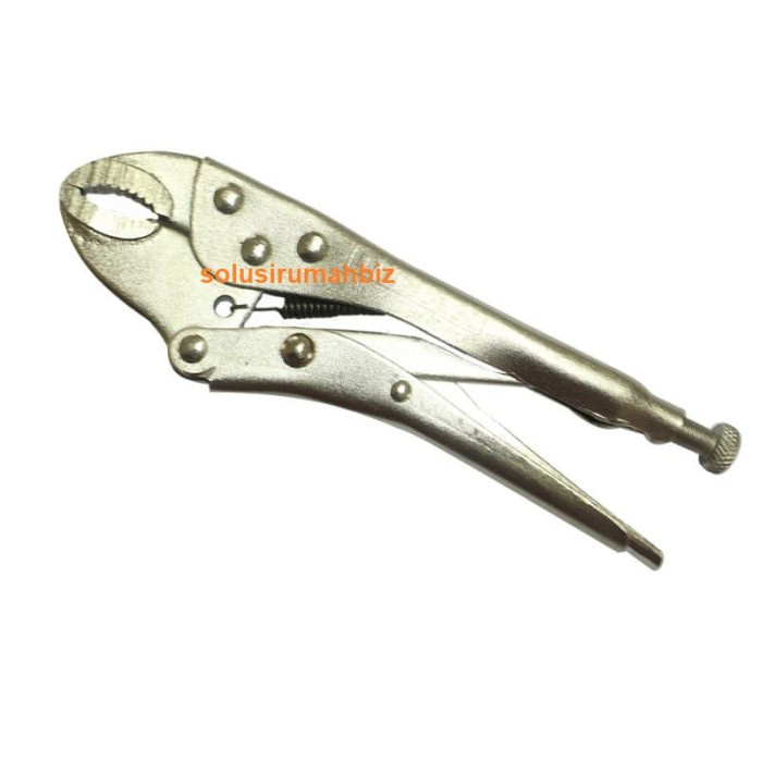 Tang Buaya Helical Curved 7&quot; Jaw Locking Plier dengan ukuran 7 inch