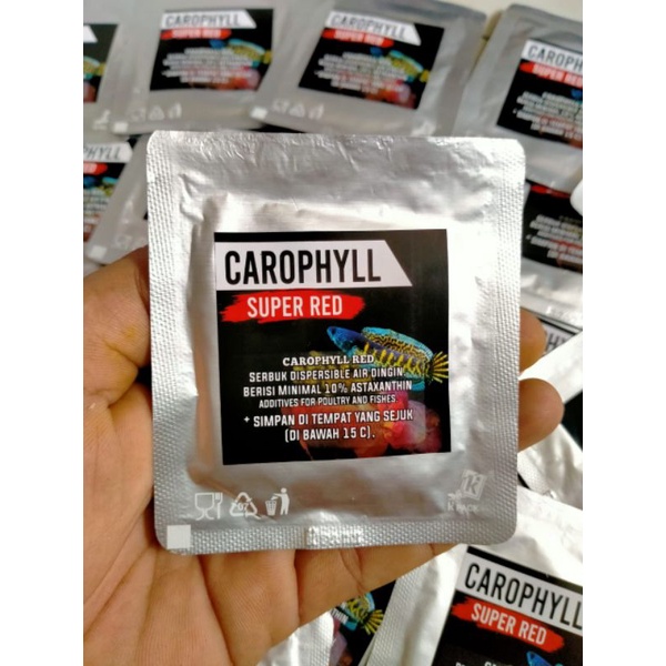 Caropil Super Red// Carophyll Red(Channa,Louhan,Arwana)