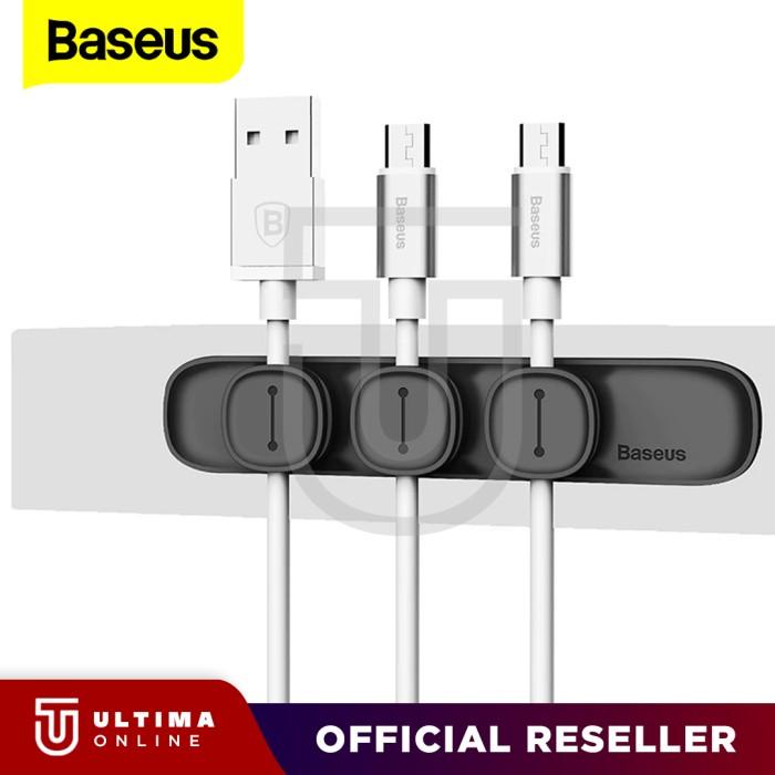 

Holder | Baseus Peas Cable Clip Magnetic Penjepit Kabel Organizer Desktop