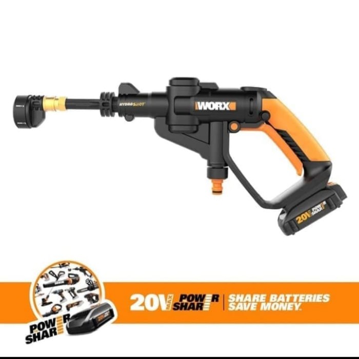 Sprayer Alat Semprot Cordless Worx Hydroshot High Pressure Portable