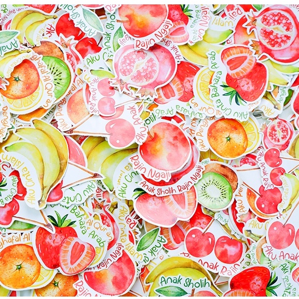

Tema Buah 30+ pcs Reward Sticker, Anak Sholih untuk Apresiasi Anak