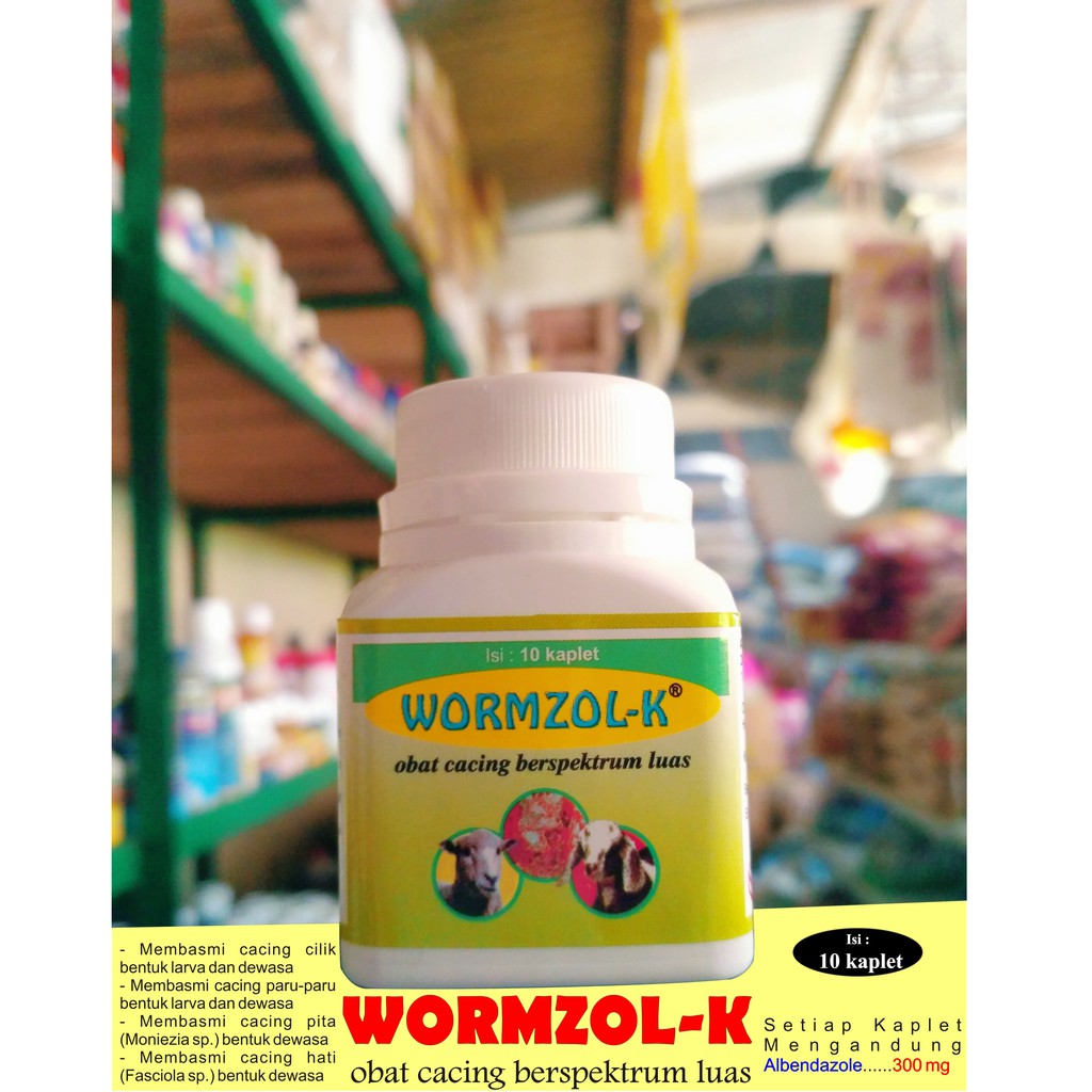 Obat Cacing Untuk Kambing Dan Domba WORMZOL-K