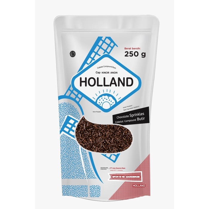 

Meses Hagel / Holland Kemasan 250gr Meises Coklat Tabur Dark Chocolate