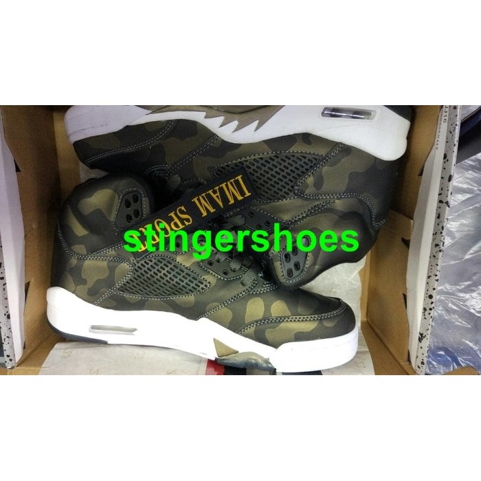 PROMO SEPATU BASKET  SEPATU AIR JORDAN 5 PREMIUM HEIRESS METALLIC FIELD  DISKON