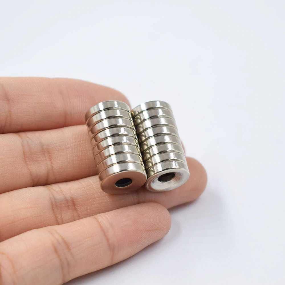 Magnet Neodymium Magnet Mini Super Strong - Kotak 20x10x2 mm N35 - Bulat 5x2 mm NdFeBn 10x3 mm