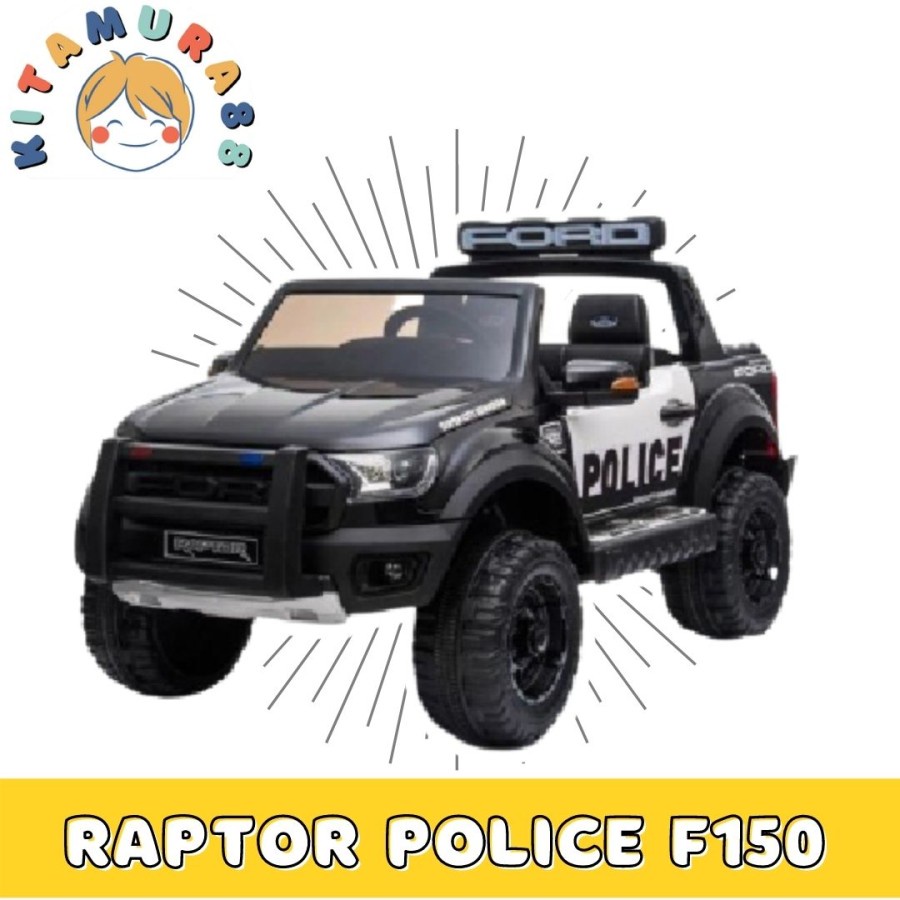 Mainan Anak - Mobil Aki F150 RAPTOR POLICE