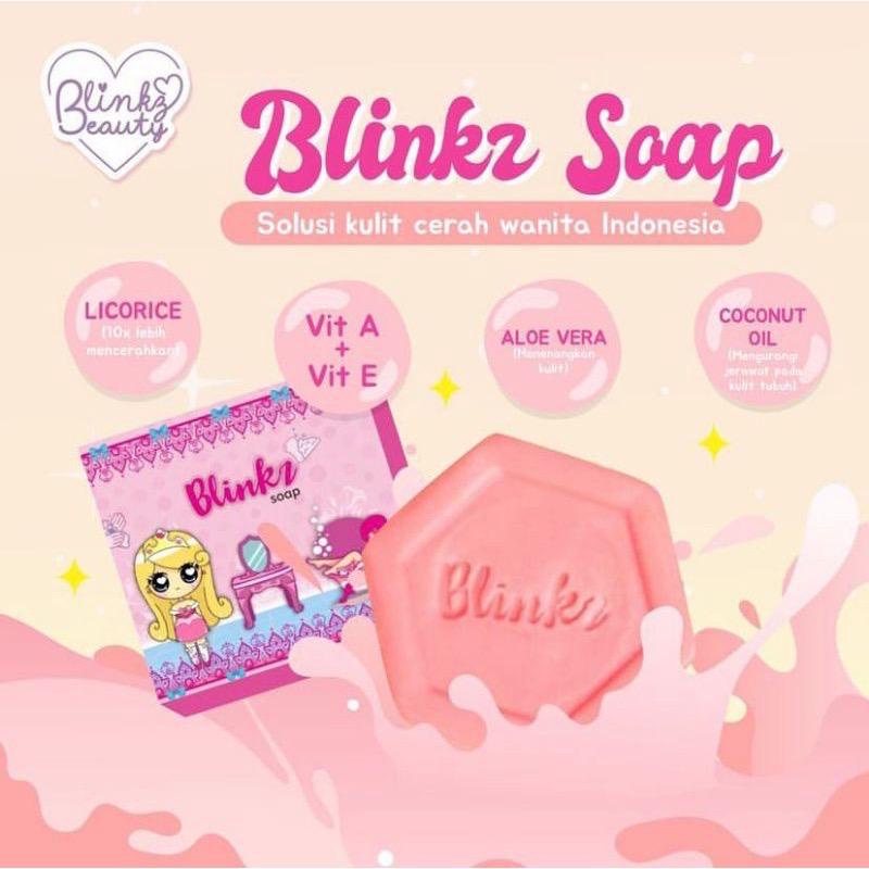 BLINKZ SOAP SABUN BLINKZ WHITE DIARY GLUTA SOAP l BPOM l READY STOK