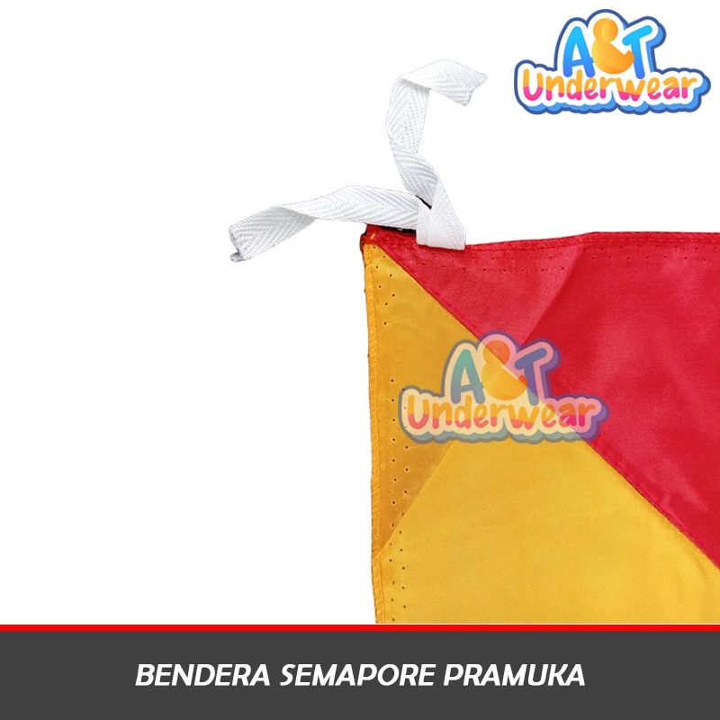 AT360-Bendera Semapor Pramuka/Bendera semapur/Bendera Merah Kuning