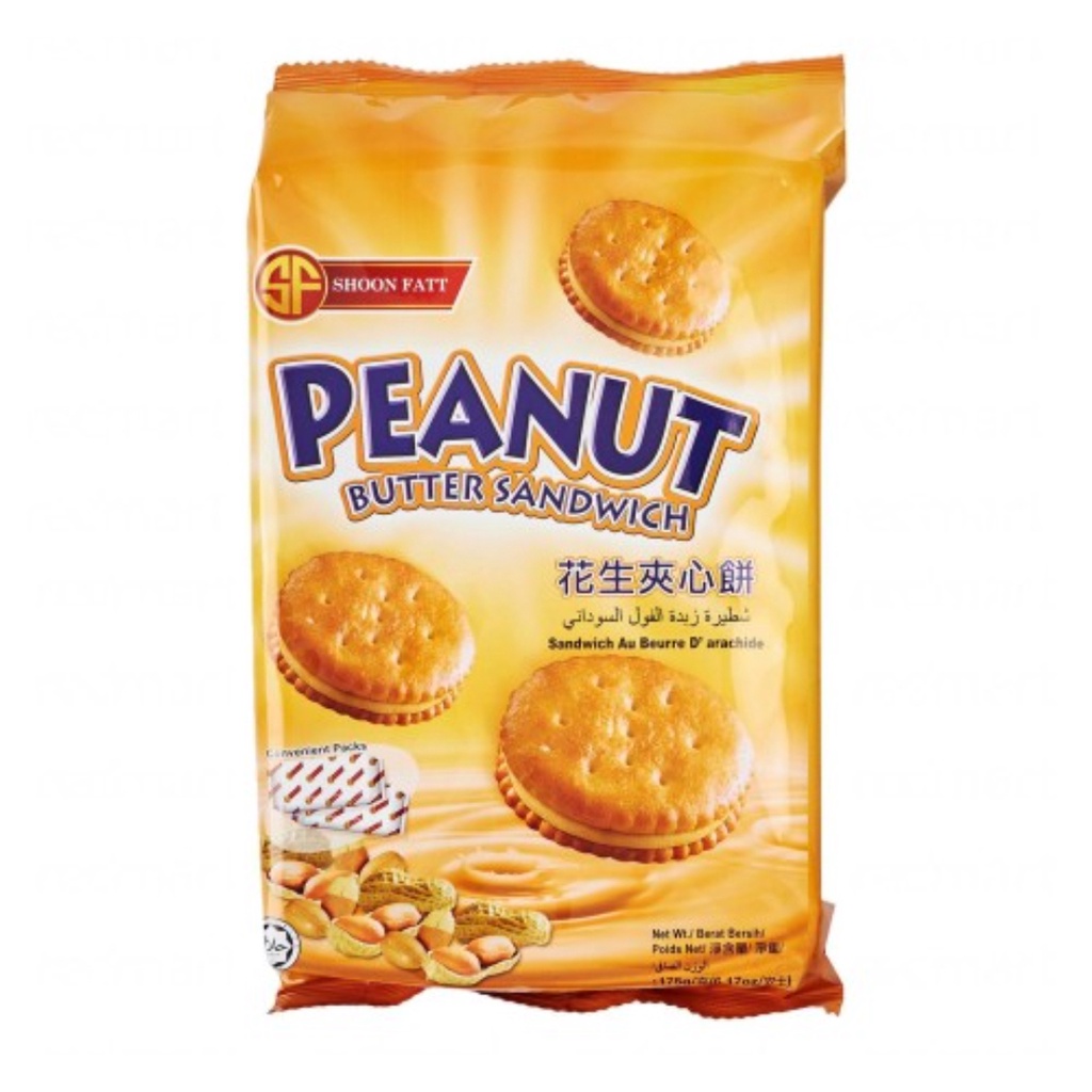 

Shoon Fatt Peanut Butter Sandwich 175gr/ Biskuit Krekers Kacang/ Import