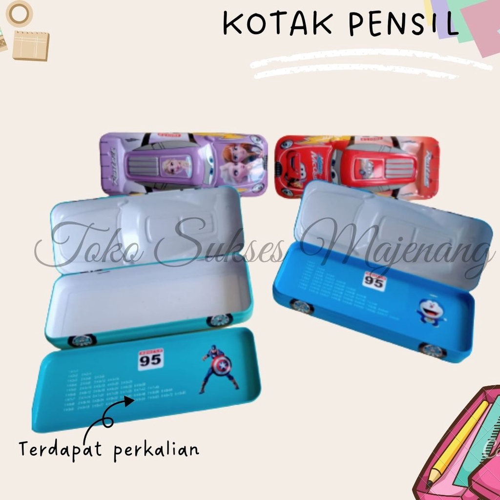 

TEMPAT PENSIL KALENG FANCY KARAKTER MOBIL / TEMPAT PENSIL KARAKTER KALENG / TEMPAT PENSIL KARAKTER 2 TINGKAT / TEMPAT PENSIL KALENG