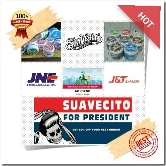 

GRATIS ! Pomade warna Suavecito COLOUR HAIR WAX CLAY- sample 35 gram
