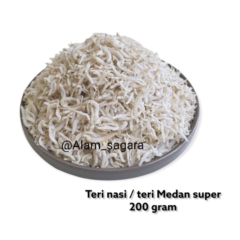 

teri nasi super / teriedan tanpa bahan pengawet tanpa pewarna 200 gram