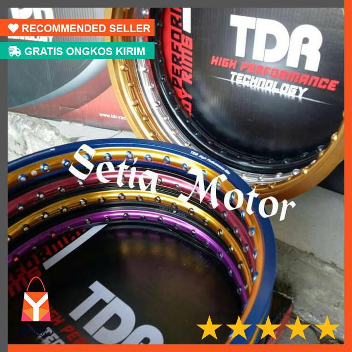 DISCOUNT  Velg TDR Sepaket Satria Fu Bonus Cakram/Rakit Jari Jari Tromol Dll