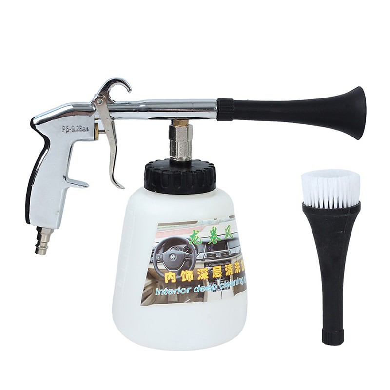 MALUOKASA Semprotan Pembersih Mobil Water Spray Tornado Pressure Gun Interior Eksterior - White