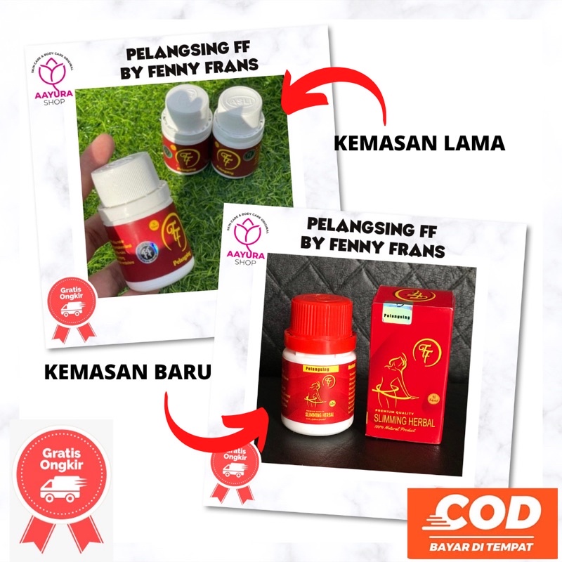 Pelangsing FF By Fenny Frans Original/Suplement Diet FF/Pil Pelangsing FF