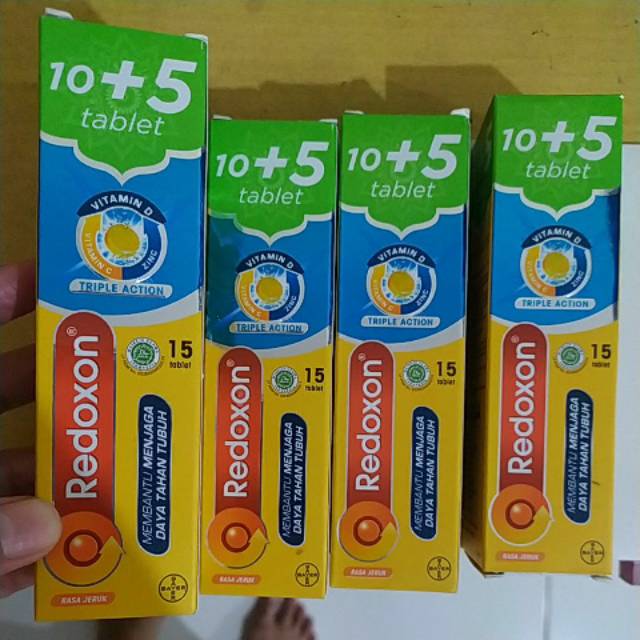 Redoxon 15 Tab Rasa Jeruk