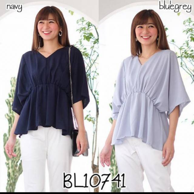 ATASAN BLOUSE WANITA POLOS BABY DOLL