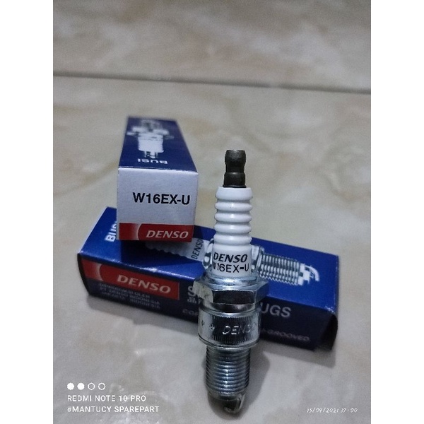 Busi Spark Plug Denso W16EX-U Mobil Suzuki Carry.Carry Futura.Mitsubisi L300.Colt 120SS.Kijang