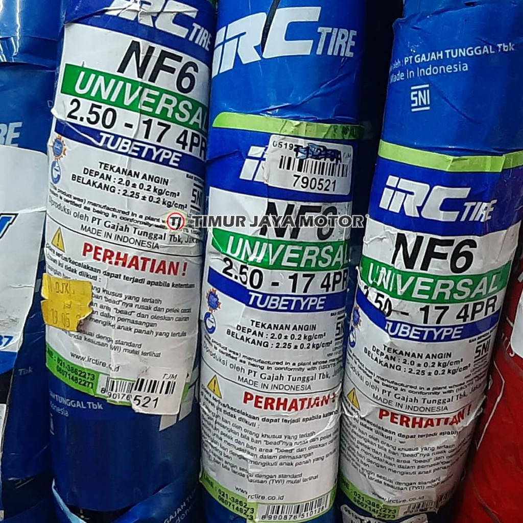 BAN LUAR IRC 250-17 NF6 Kode 790521