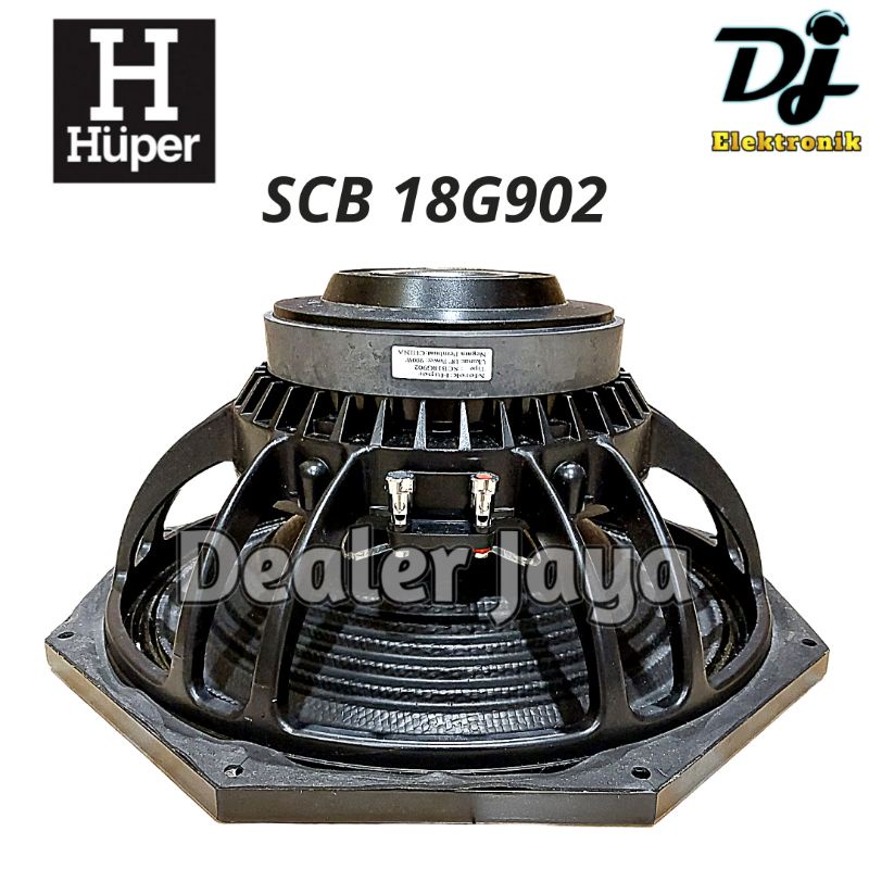 Speaker Komponen Huper SCB 18G902 / 18 G 902 / 18 G902 - 18 inch