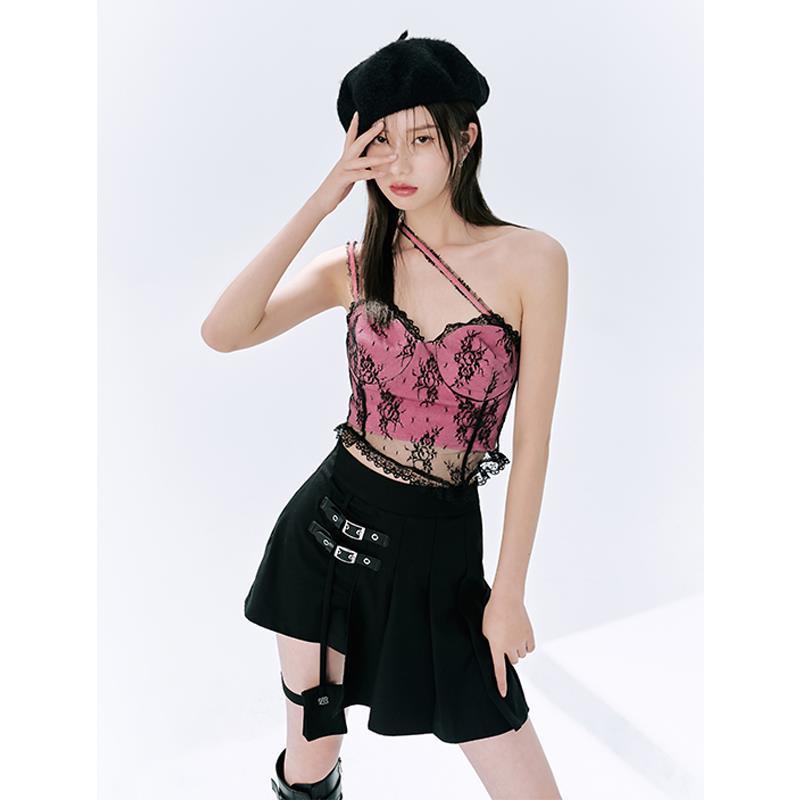 impor renda jahitan kamisol pakaian luar wanita pop-up tube top short top