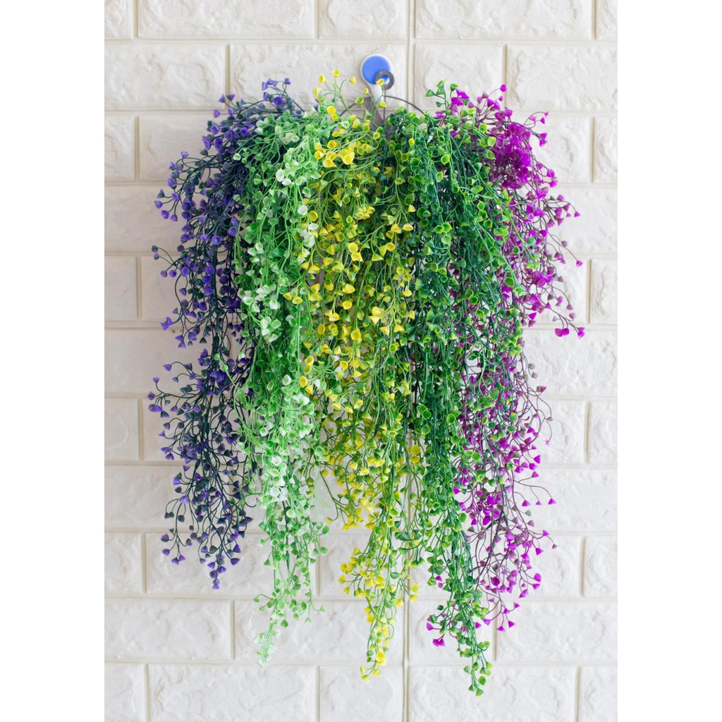 COD/TIB BUNGA PLASTIK ANGGREK GANTUNG OSEAR ARTIFICIAL P3160-2