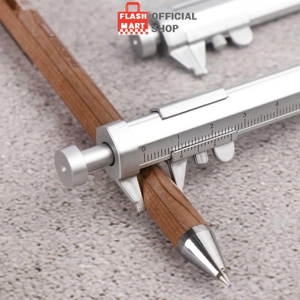 Flashmart Pena Multifungsi Ballpoint Measuring Tool Scale Ruler - B100