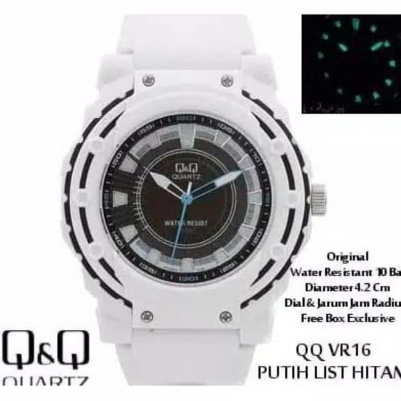 JAM TANGAN FOSFOR QNQ Q&amp;Q VR16 UNISEX