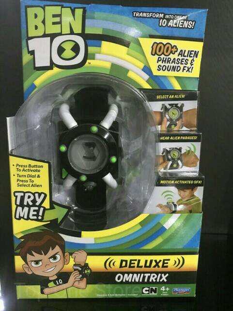 ben 10 deluxe omnitrix role play watch