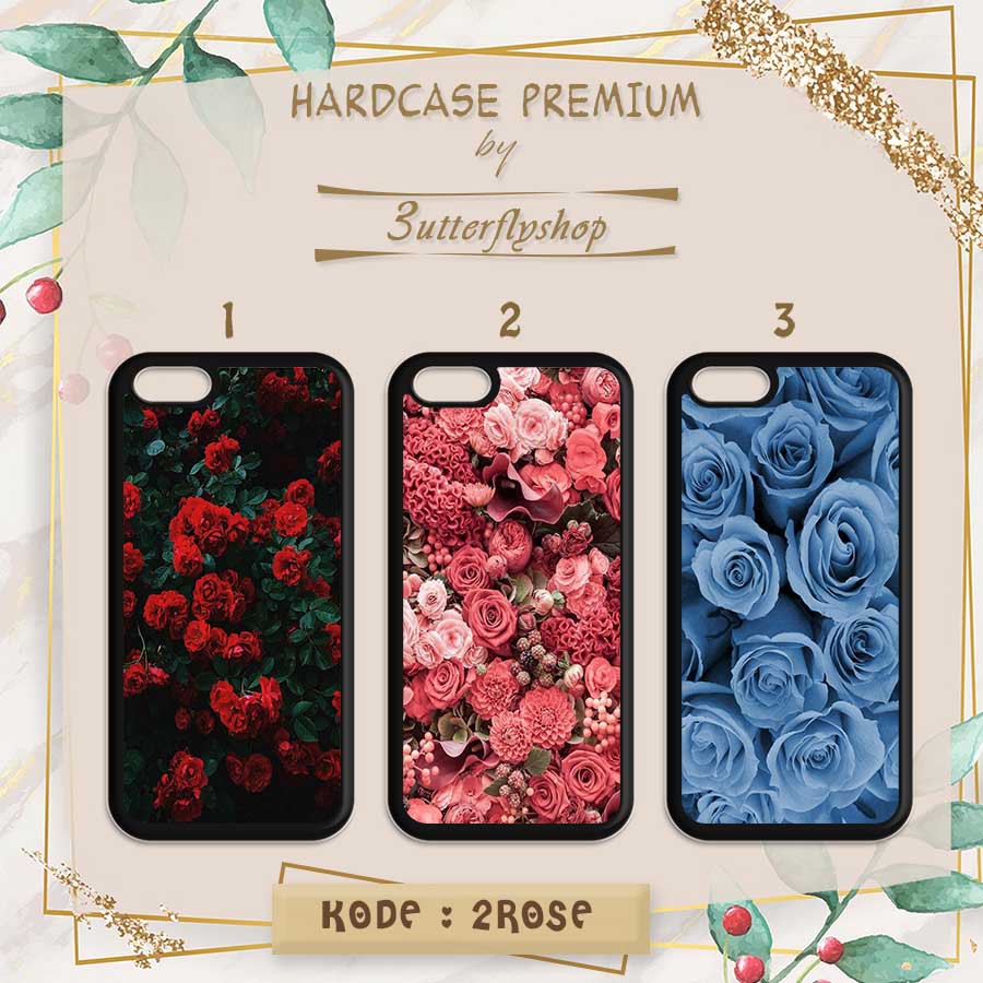 [HARDCASE] Rose case Oppo Vivo Realme Redmi Xiaomi Samsung Iphone