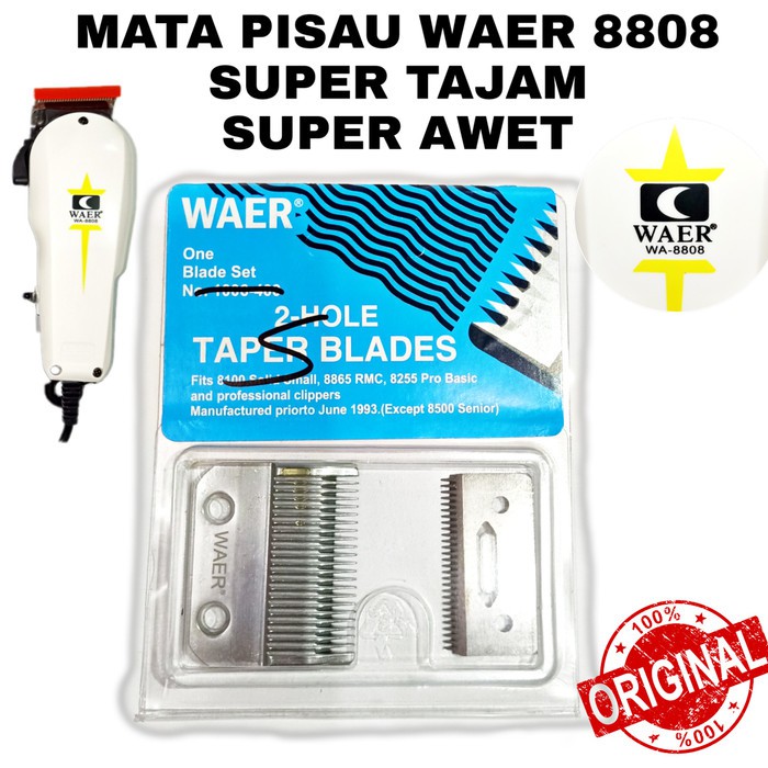 MATA PISAU ALAT CUKUR RAMBUT WAER 8808 SUPER TAJAM ORIGINAL WAER