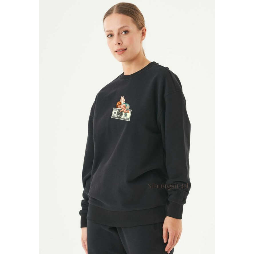 CN MOTIF MONEY ANGEL PRIA/WANITA