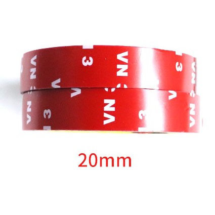 JETTING Lakban Selotip Double Tape 3M 3m x 20mm 1Pcs - SC-3M - Red