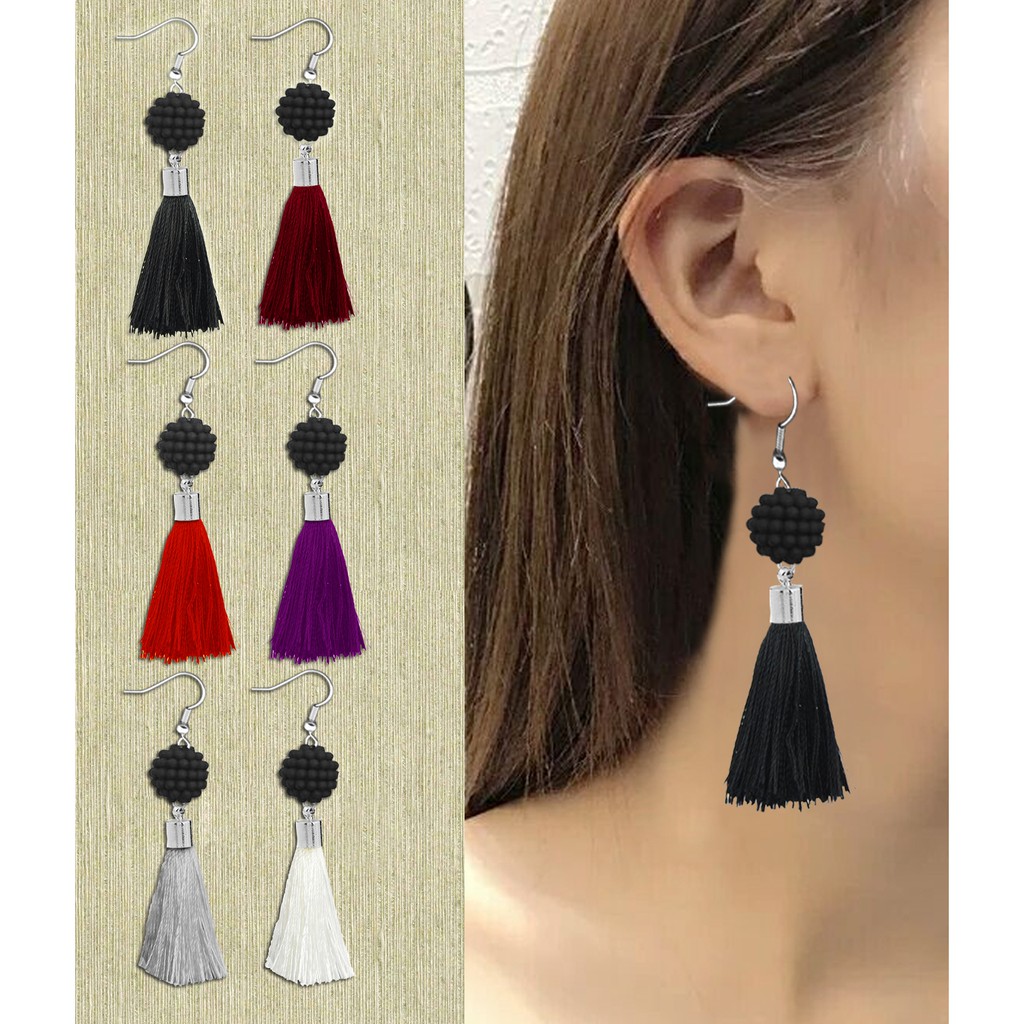 ANTING CANTOL WANITA KEKINIAN ALA KOREA MODEL KOMBINASI TASSEL 04