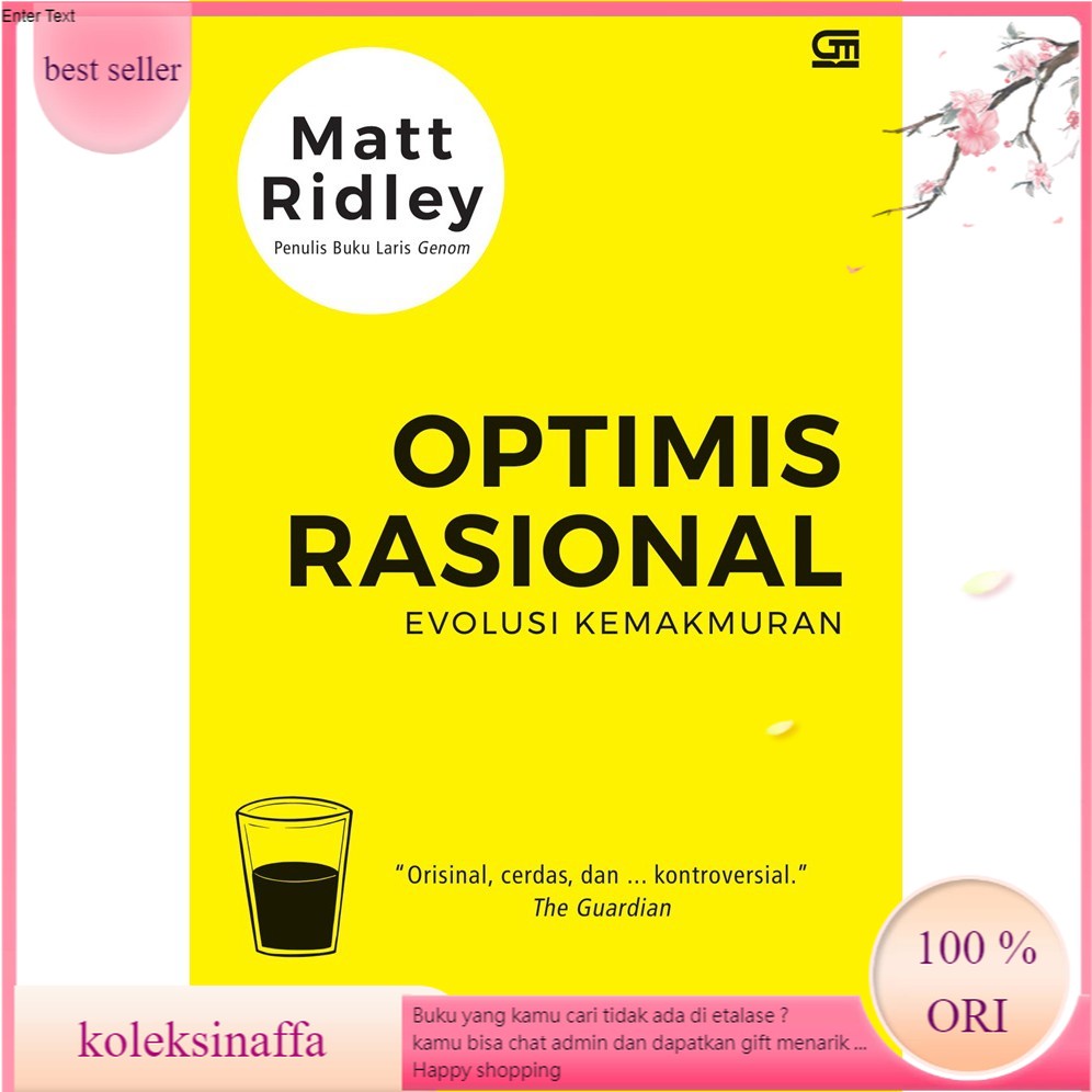 buku best seller - Optimis Rasional-(Matt Ridley)