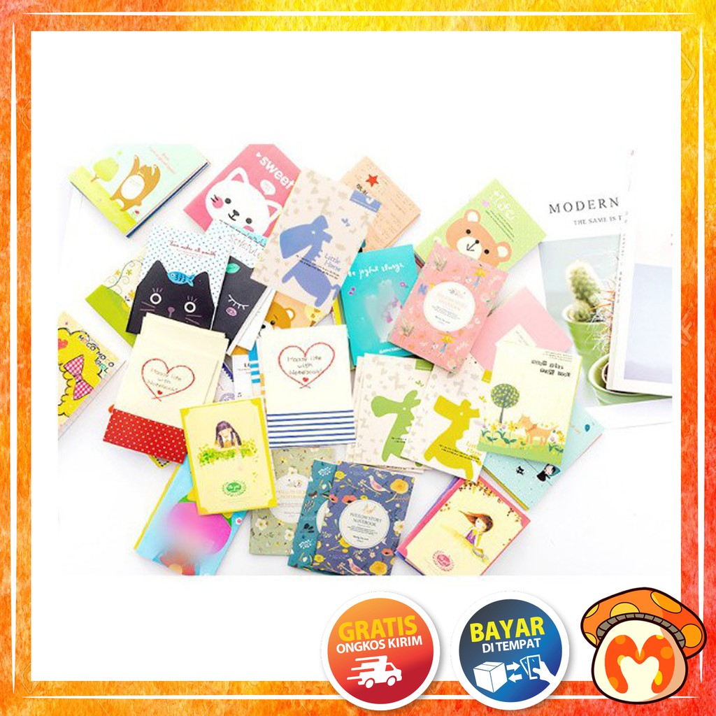 

FYG OSM NOTE BOOK MINI / BUKU TULIS KECIL CUTE MOTIF LUCU 16LEMBAR