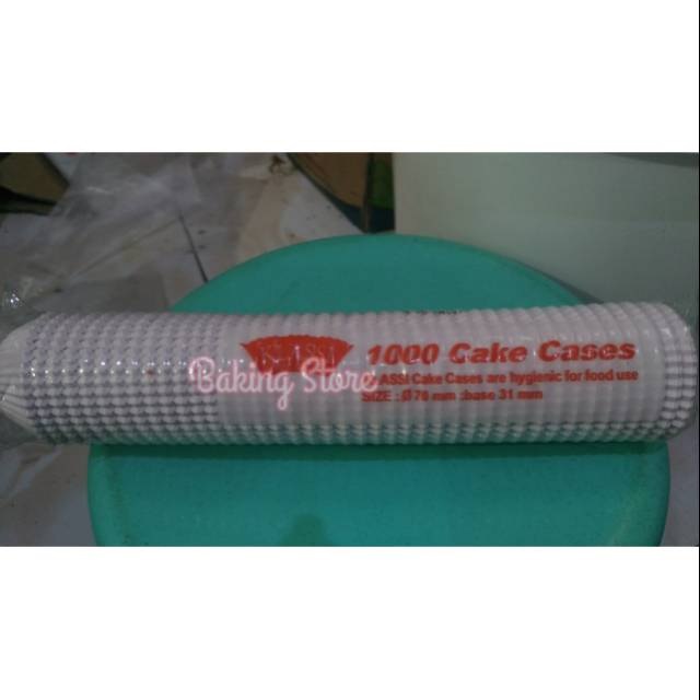 Cake Cases - Kertas Kue Putih Polos 55mm isi 1000lembar