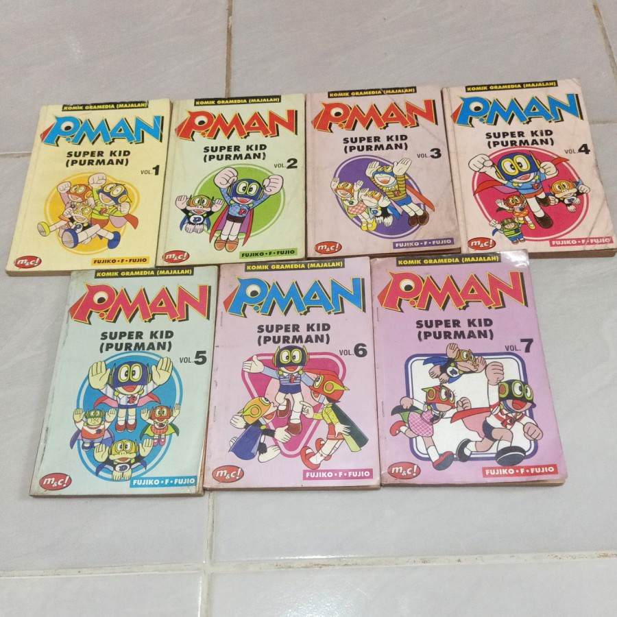 Komik PMAN SUPER KID PURMAN 1-7 T RARE
